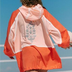 NWOT Free People Care FP Movement Like The Wind Logo Jacket Size Small